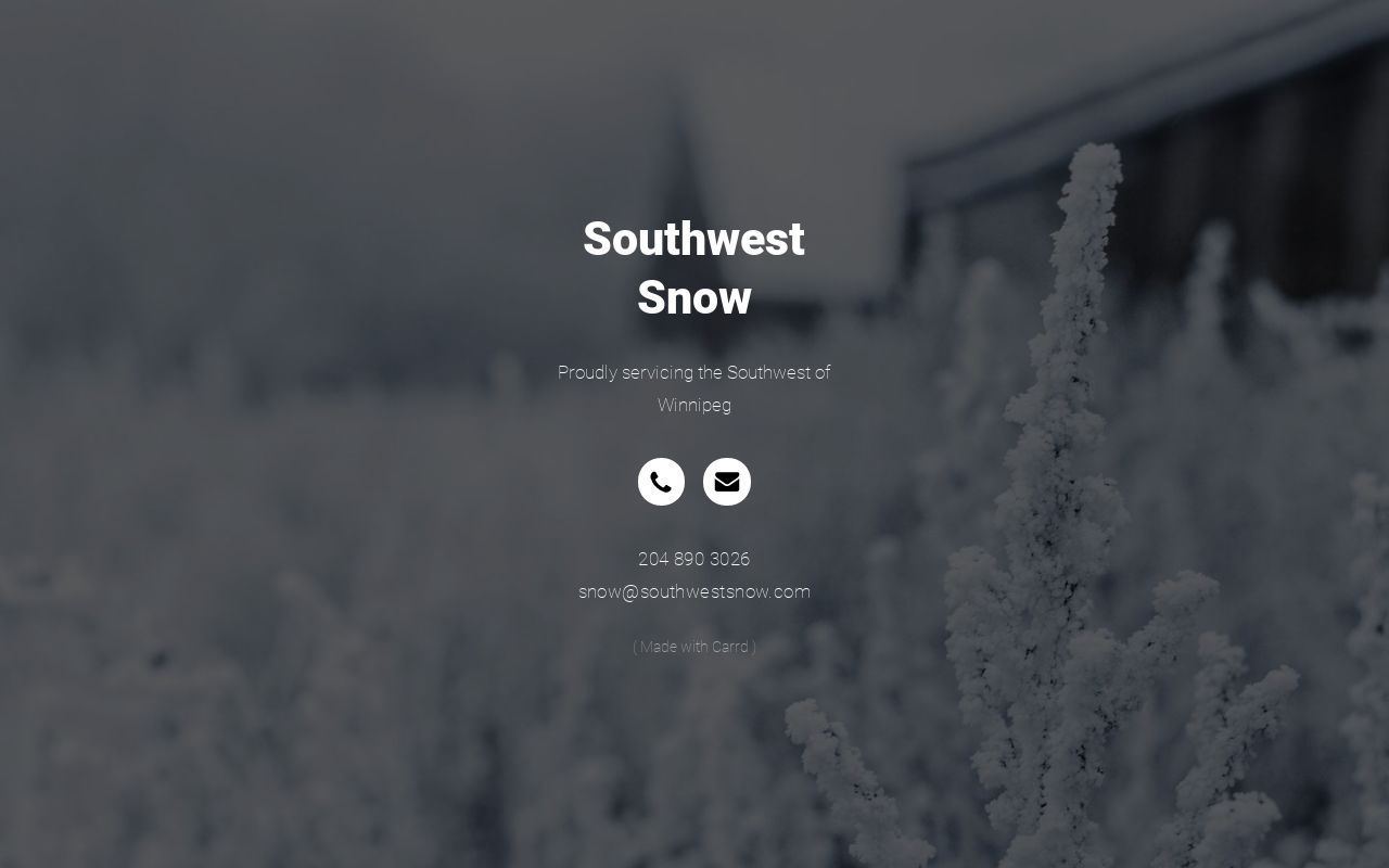 Carrd profile picture for @southwest